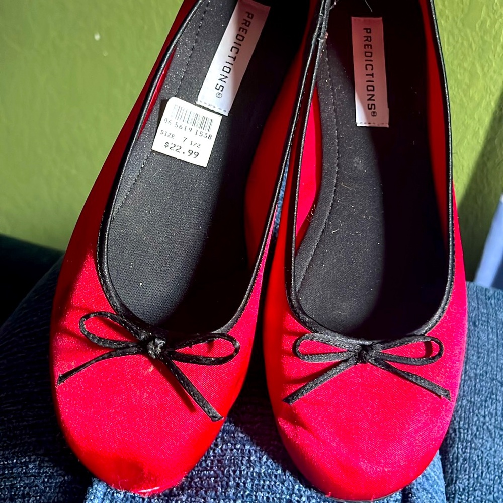 New Size 7 1/2 Predictions Red Flats
